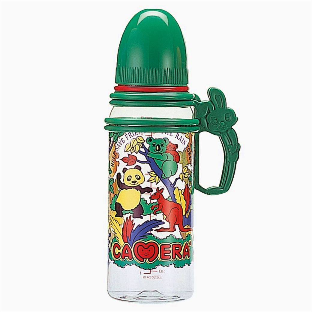 Бутылочка классическая с ручками (пластик, силиконовая соска) Размер 250 мл артикул анонс 52399К