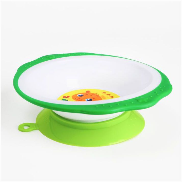 Картинка Набор детской посуды «Леопард», тарелка на присоске 250мл, вилка, ложка (№7310962) от магазина Мир детей Товары для Новорожденных