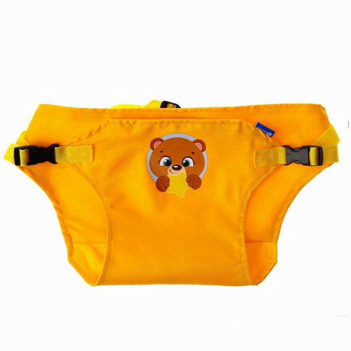 № 4052122 Детский пояс-фиксатор «Мишка», регулируемые ремни, цвет жёлтый