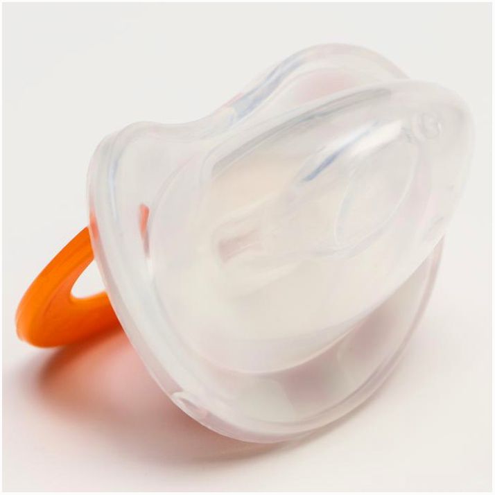 № 4513794 Соска-пустышка ортодонтическая, силикон, от 0 мес., с колпачком, «Божья коровка»