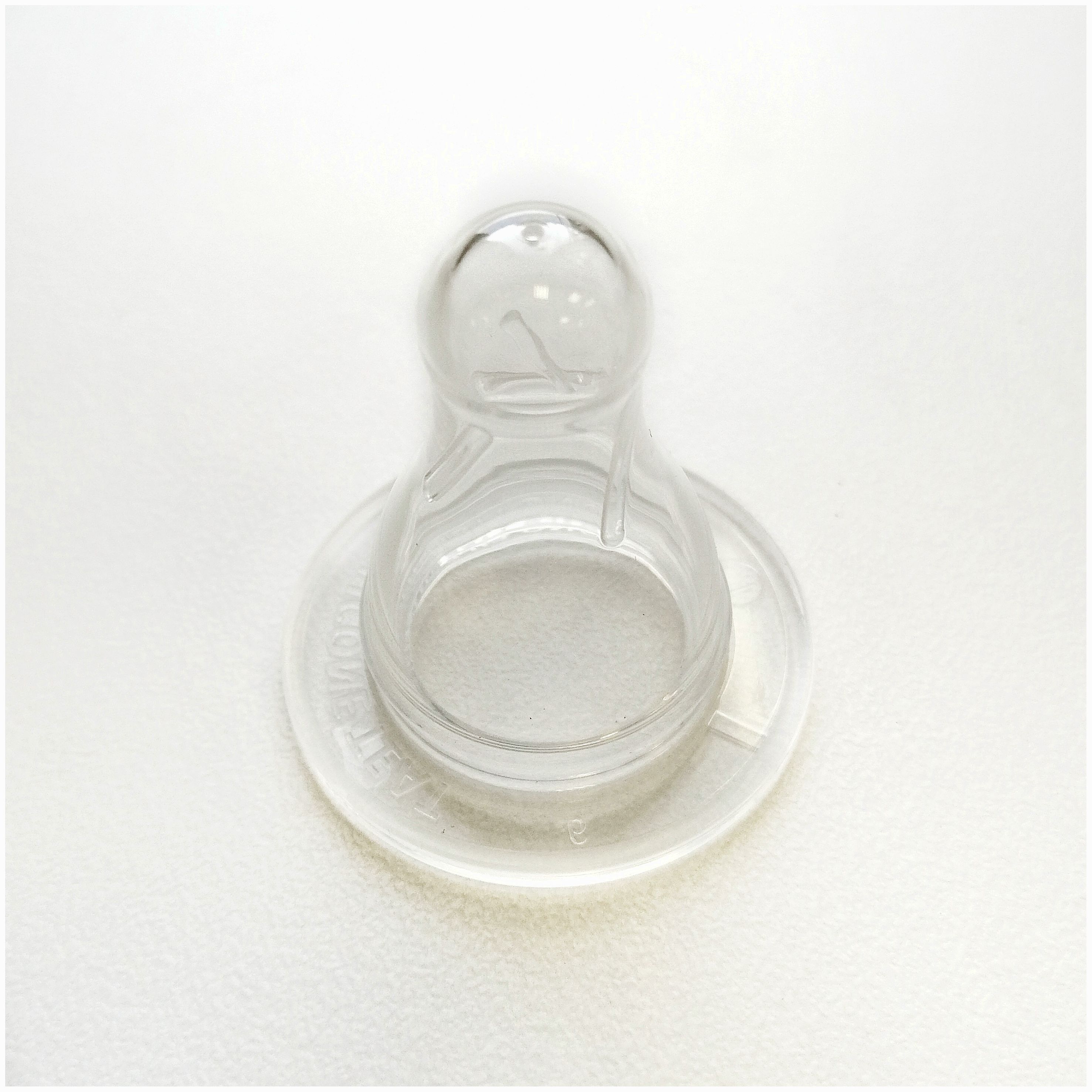 Соска к рожку круглая с ребрами жесткости(силикон)0-12 артикул анонс 12126М