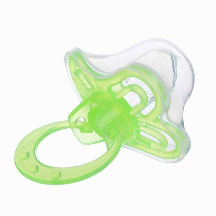Картинка Соска - пустышка классическая, силикон, +6 мес., с колпачком «Бабочка», цвет зелёный (№2589903) от магазина Мир детей Товары для Новорожденных
