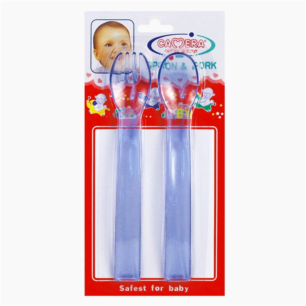 № 52012К Ложка+вилка (цветные)