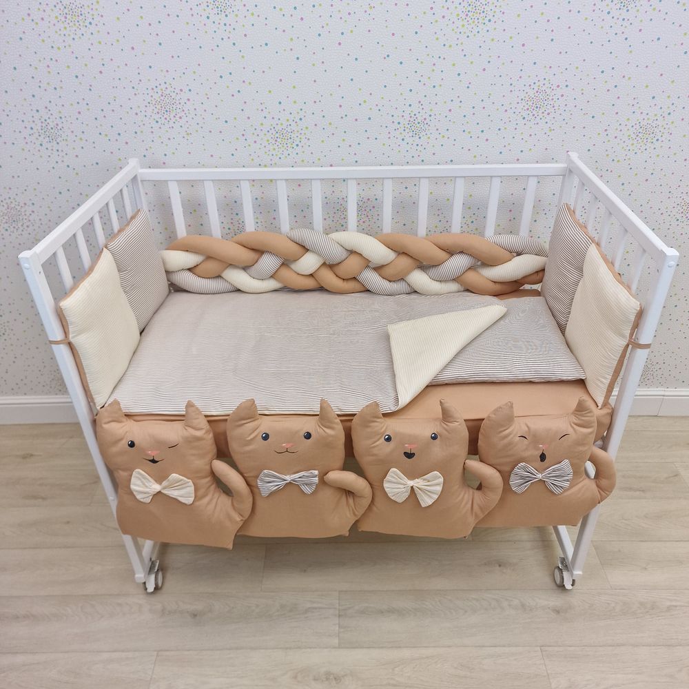 КПБ 14 пр (борт + пододеяльник + одеяло + наволочка + подушка + простынь (бязь) артикул анонс 1176-0-1бб_07