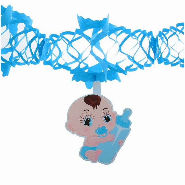 № 1766340 Гирлянда «Малыш», с пустышкой, 250 см, цвет голубой